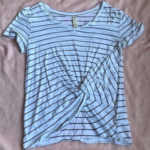 Alter’d State v-neck front tie tee